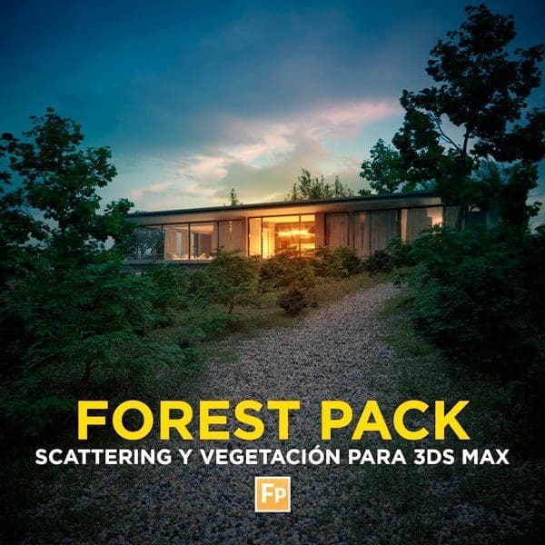 Curso Online de Forest Pack | Scattering y Vegetación para 3Ds Max *OFERTÓN 20%